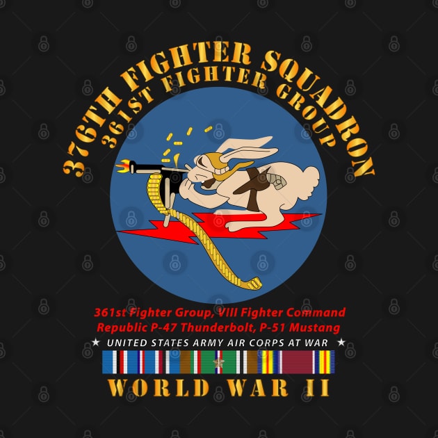 376th Fighter Squadron - AAC at War w  WWII  EU SVC by twix123844