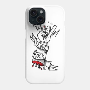 I Love Rock Phone Case