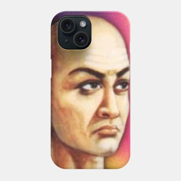 Chanakya Portrait | Chanakya Artwork Phone Case by JustLit