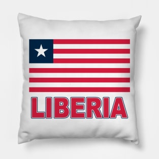 The Pride of Liberia - Liberian Flag Design Pillow