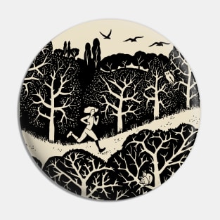 Runner in Nature Pin