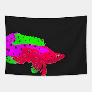 Leopard Grouper Fish Tapestry