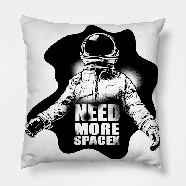 spacex Pillow by everglowstd