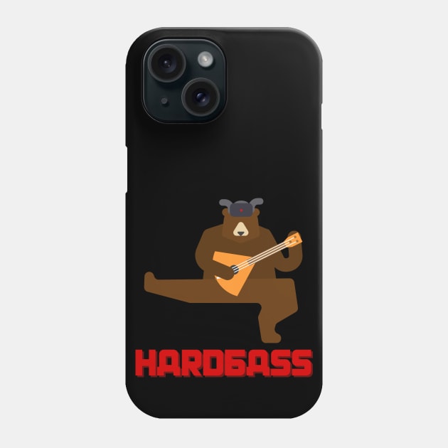 Hardbass Slavic Bear Phone Case by SybaDesign