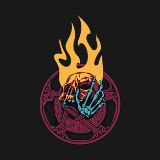 Flaming Skull T-Shirt