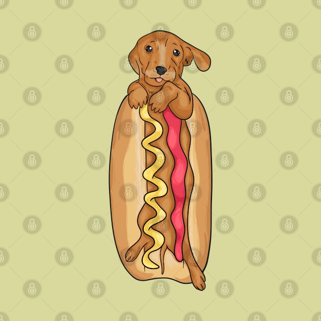 Hot dog by PaperHead