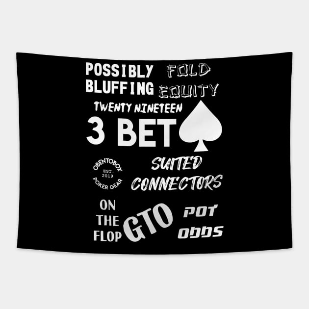 poker life Tapestry by Obentobox