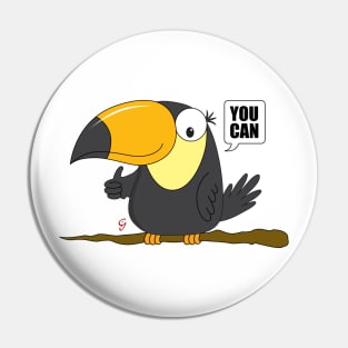 Motivation from the YouCan Toucan Pin