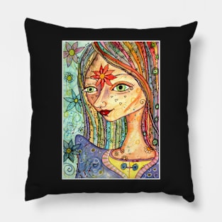 a portrait Pillow