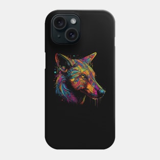 Unleash Your Spirit with our Vibrant Wolf Design Phone Case