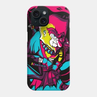 samurai monkey Phone Case