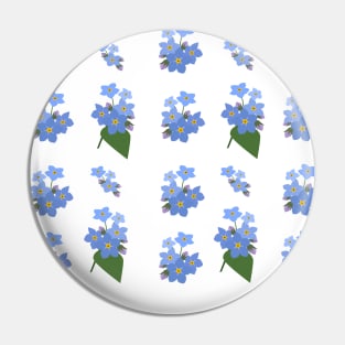 Forget me not flowers Pin