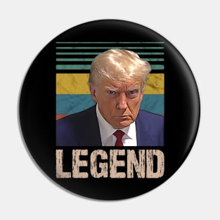 Funny Memes Legend Vintage Retro Gifts Pin