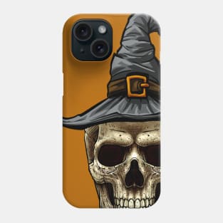 SKULL HEAD WITCH Phone Case