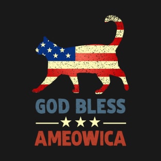 God Bless Ameowica T-Shirt