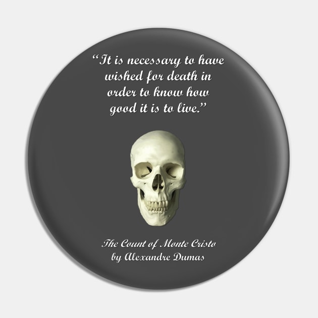 The Count of Monte Cristo Pin by childofthecorn