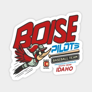 Defunct Boise Pilots baseball team Idaho 1939 Magnet