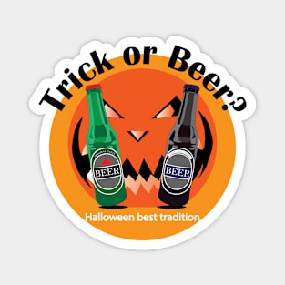 Trick or beer Magnet