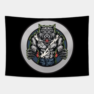 Horror Werewolf Tapestry