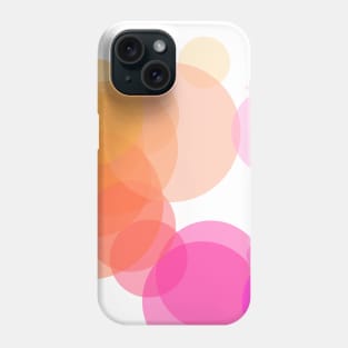 Colorful Circle Abstract Background Design Phone Case