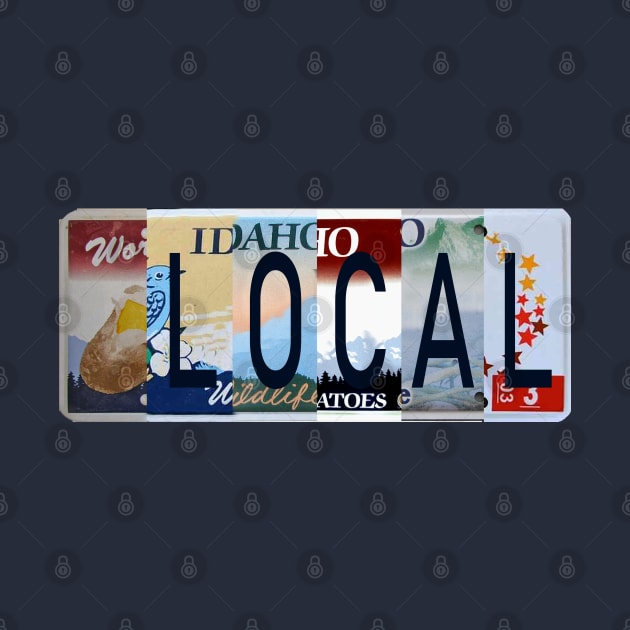 Idaho Local, License Plates by stermitkermit