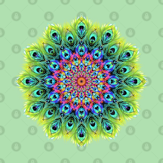 PEACOCK MANDALA by artbysavi