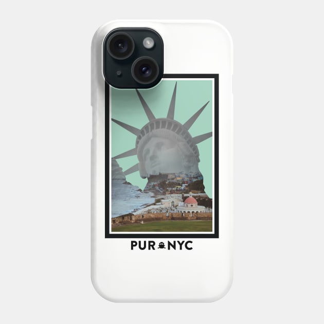 Puerto Rico to New York City Phone Case by Kings83