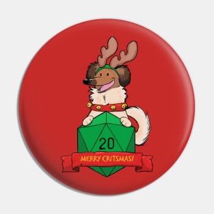 Merry Critsmas Pickles Pin