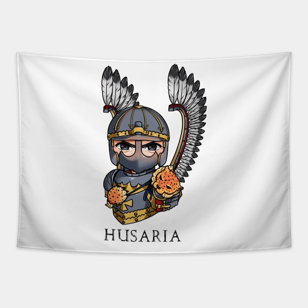 Glorious Wings: The Polish Winged Hussar in Battle Tapestry by Holymayo Tee