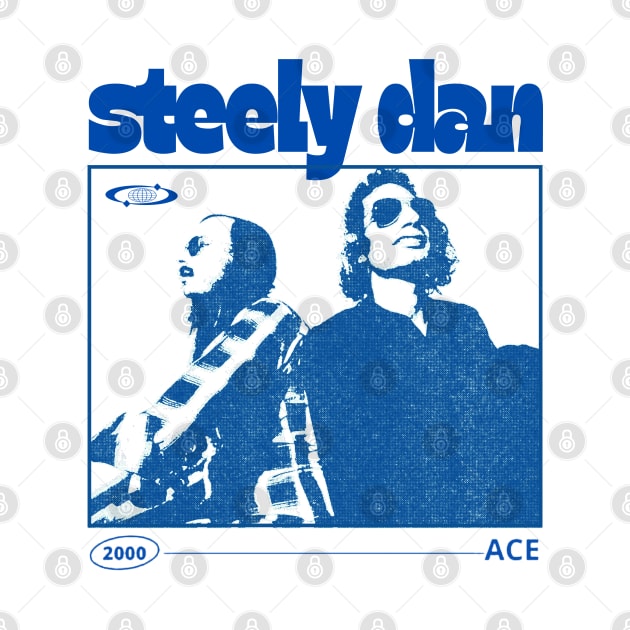 Steely Dan  Retro Yacht Rock Fan Design by Kinanti art