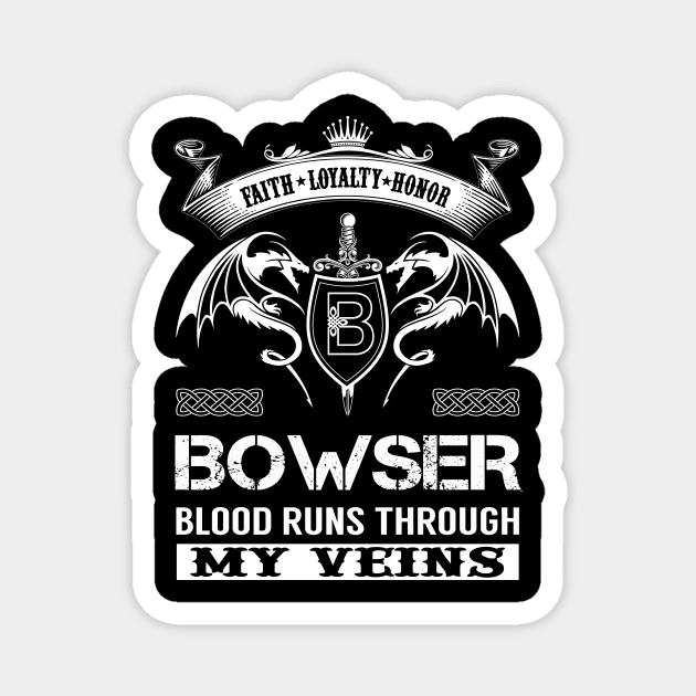 BOWSER Magnet by Linets