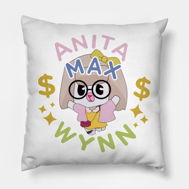 Anita Max Wynn Drake Meme Pillow by Aeswie