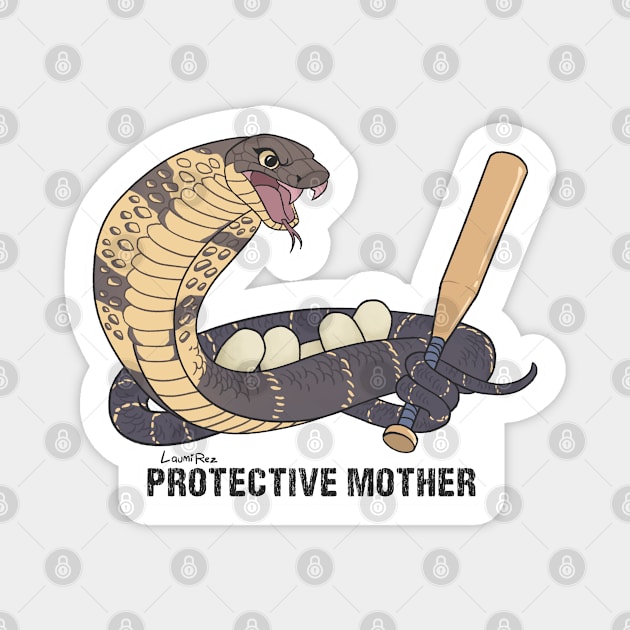 Protective Mother - EN - King Cobra Magnet by LaumiRez