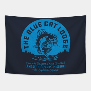 Lake of the Ozarks Blue Cat Lodge Tapestry