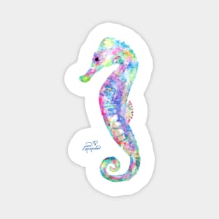 Seahorse watercolor Magnet