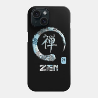 Zen Japanese Kanji Word Symbol Enso Circle 14 Phone Case