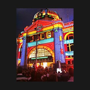 WhiteNight Melbourne ~ Flinders Street Station T-Shirt