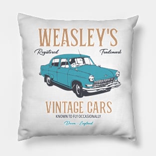 weasley's vintage cars Pillow