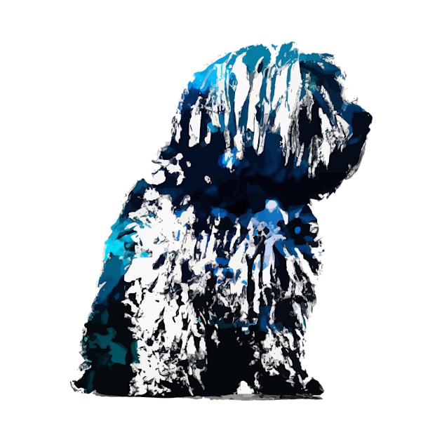 Floof Havanese Stencil Design by Furrban