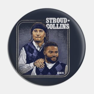 C.J. Stroud & Nico Collins Houston Step Brothers Pin