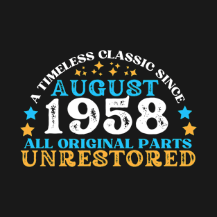 A timeless classic since August 1958. All original part, unrestored T-Shirt