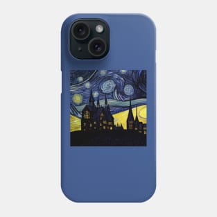 Starry Night Wizarding School Van Gogh Phone Case