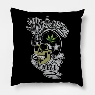 Biker Skull Pillow