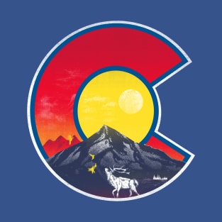 elk colorado flag T-Shirt