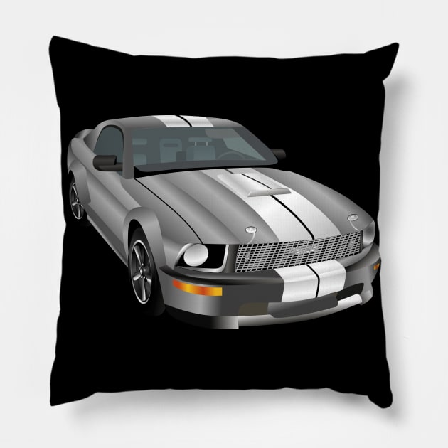 Shelby Mustang Car Pillow by Pet & Nature Lovers