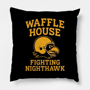 Waffle House Fighting Nighthawk Pillow