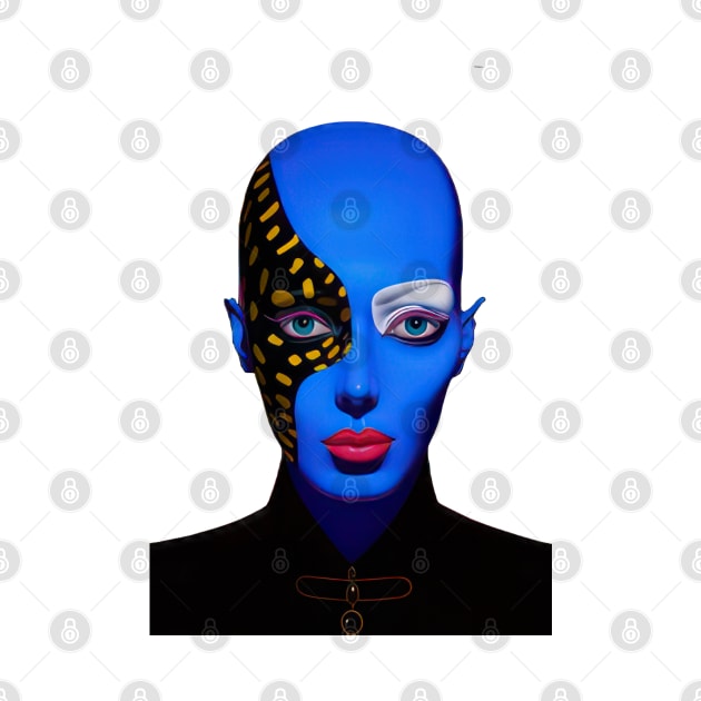 Divided Persona: Blue Mystique by TooplesArt