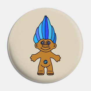 Blue Troll Pin