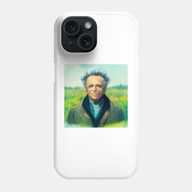 Arthur Schopenhauer | Positive Portrait Phone Case by Classical