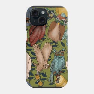 Steampunk Owls See All! Phone Case